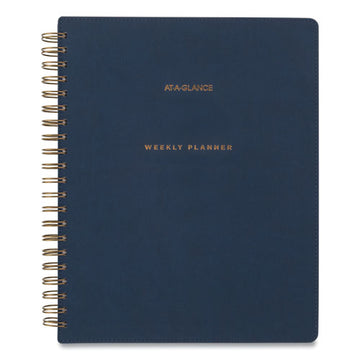 AT-A-GLANCE® Signature Collection Firenze Navy Weekly-monthly Planner, 11 X 8.5, Navy Cover, 13-month (jan To Jan): 2022 To 2023 freeshipping - TVN Wholesale